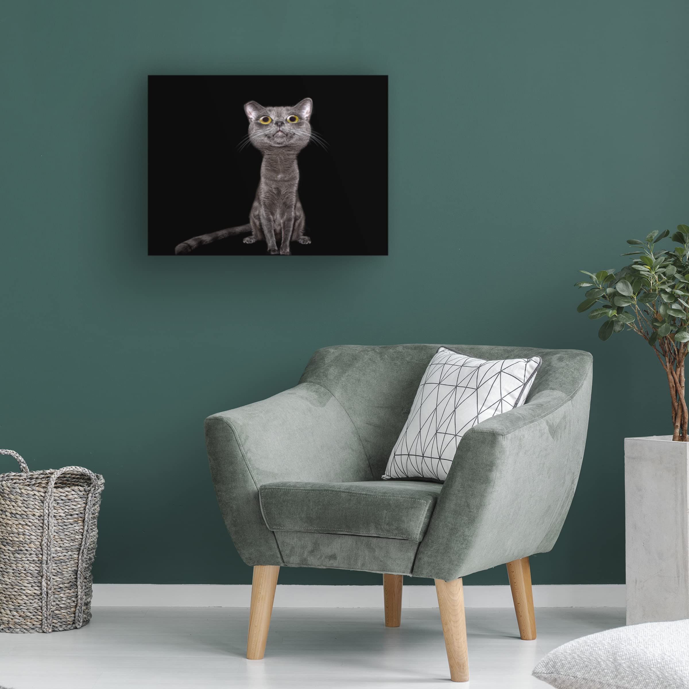 Trademark Fine Art 'Leila' Canvas Wall Art by Lori Hutchison - Hand-Painted Floral Home Decor for Living Room, Bedroom & Office