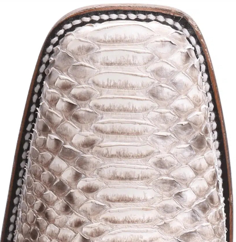 Men's L5740 Corral Natural Western Roper Python Boots - Durable Cowboy Boots for Riding, Country Fashion & Outdoor Activities