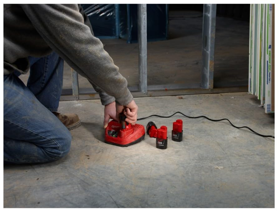 12V Lithium Ion Battery Charger - Fast & Safe Charging for Power Tools, Electric Scooters, and Outdoor Equipment