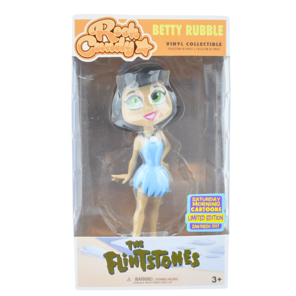 Rock Candy Betty Rubble (The Flintstones) 2017 SDCC Exclusive Collectible Figure - Perfect for Pop Culture Displays & Flintstones Fans