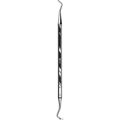 Black Plugger #0 and #1 Double End Serrated Root Canal Obturation Instruments - 48 321 - Perfect for Endodontic Dental Procedures and Root Canal Therapy