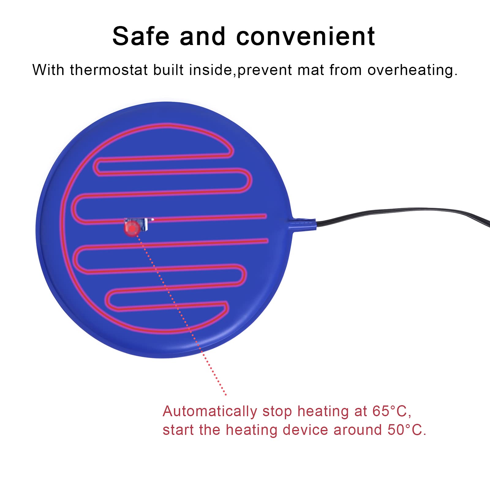 25W Home Brewing Fermentation Heating Pad with Thermostat - Perfect for Beer, Wine & Dough Fermentation in Plastic/Glass Carboys & Buckets - Essential Wine Making Accessories for Home Brewers & Bakers