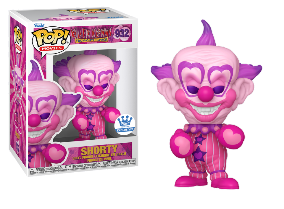 Killer Klowns From Outer Space Shorty Funko Pop! Vinyl Figure – Collectible Toy for Horror Fans & Movie Lovers – Perfect for Display, Gifts, and Pop Culture Collections