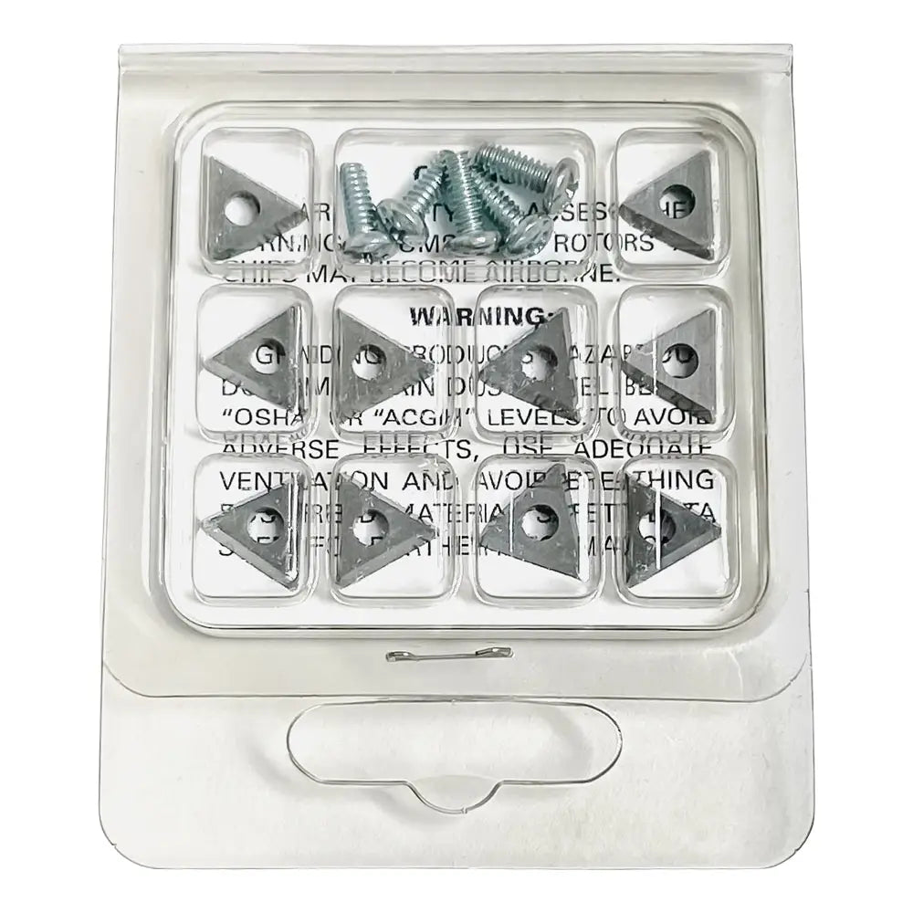 Ammco Carbide Insert Positive Rake for FMC & John Bean Lathes (10-Pack) - Durable Cutting Tools for Automotive Brake Rotor Resurfacing and Precision Machining