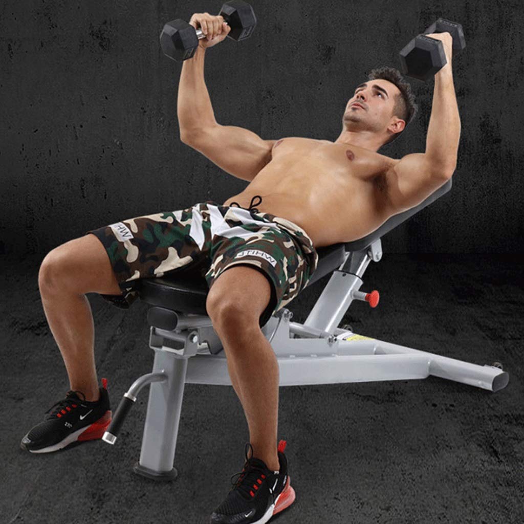 Foldable Adjustable Workout Bench for Home Gym & Strength Training - Black