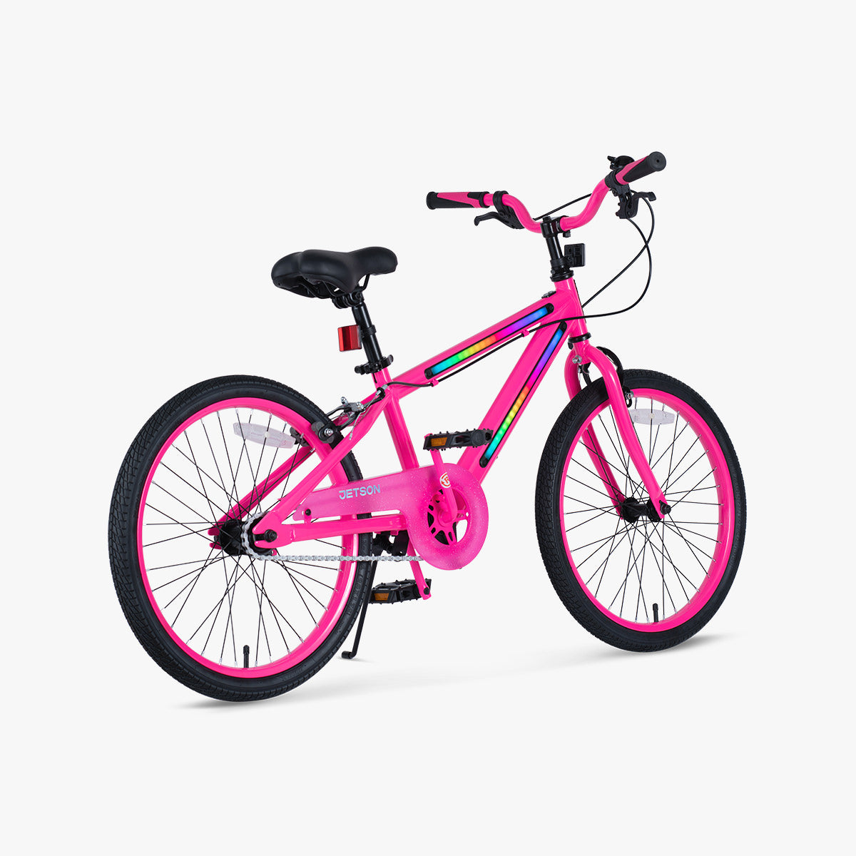 Light Rider 20 LED Kids Bike with Flashing Wheels - Best Children's Light Up Bicycle for Night Riding, Birthday Gifts & Outdoor Play