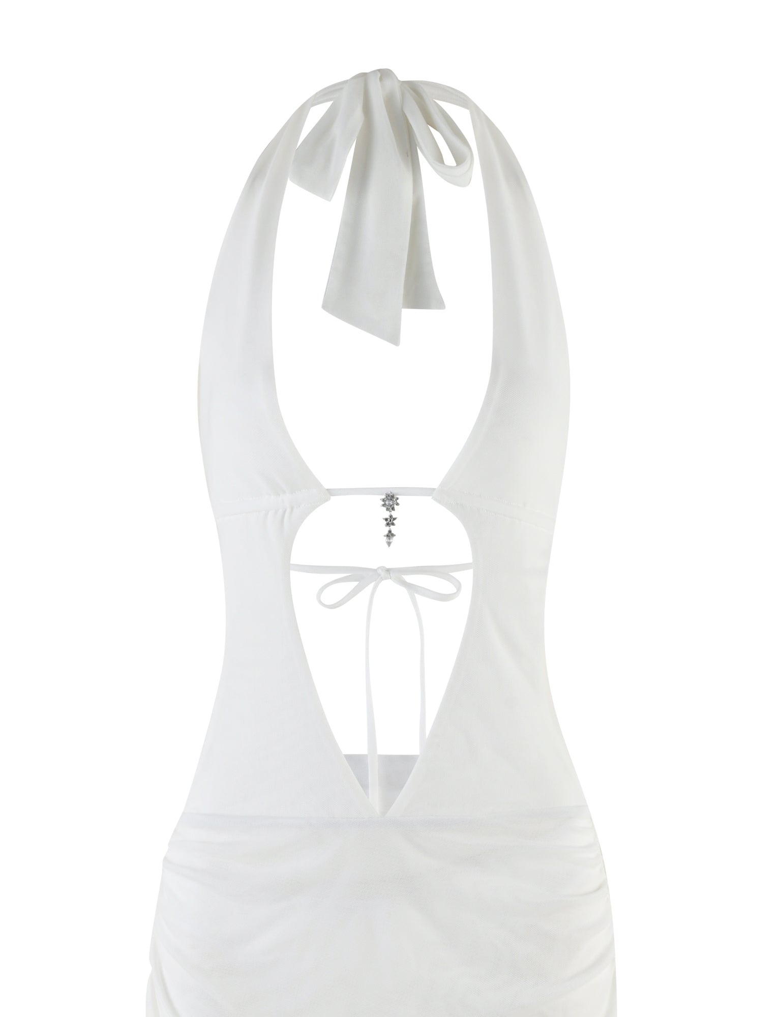 ESHA MAXI DRESS Women's Flowy White Summer Dress - Perfect for Beach Vacations, Weddings & Casual Outings