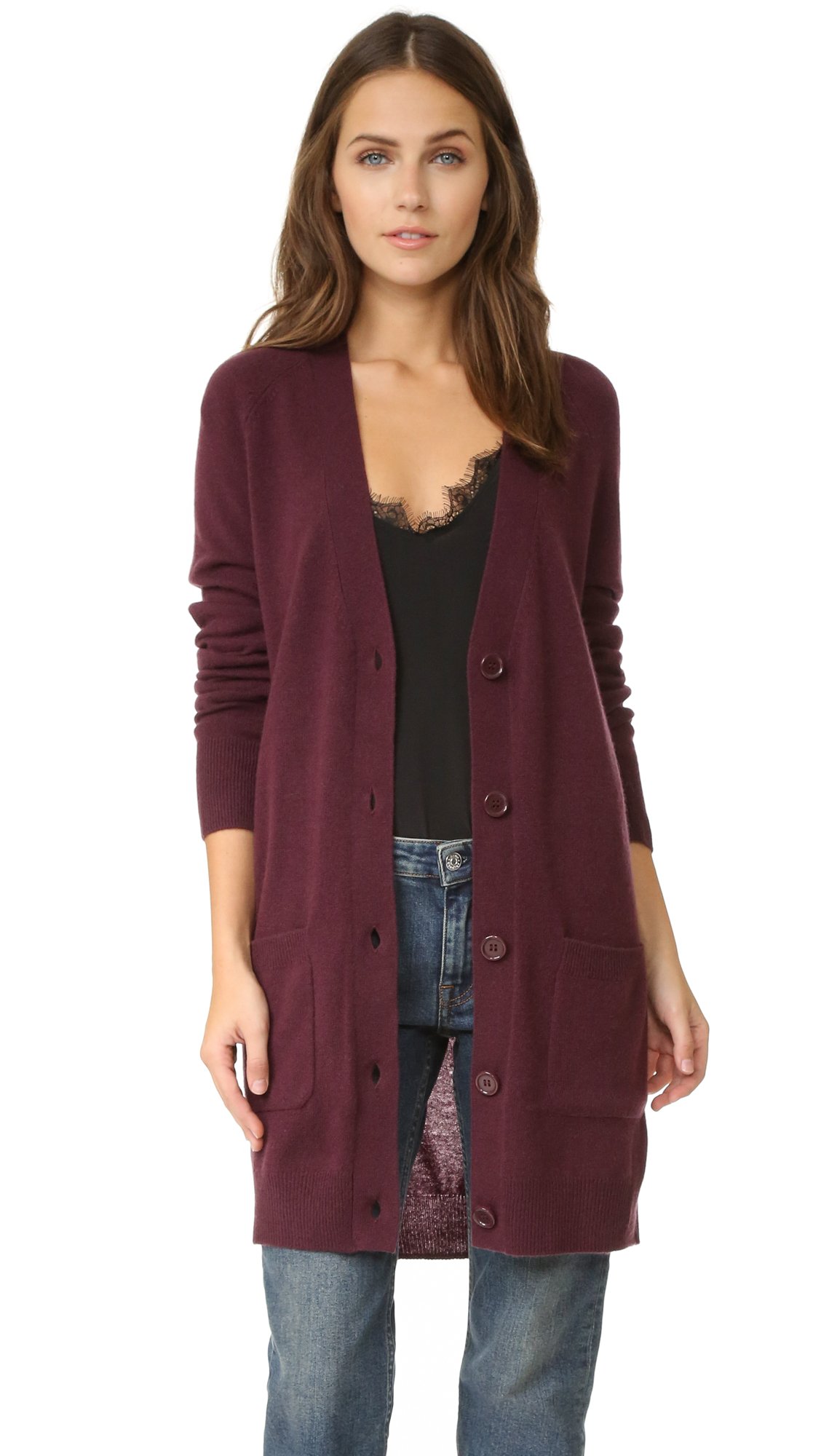 Women's Kathy Cardigan - Soft Knit Open Front Sweater for Casual Wear & Layering | Perfect for Office, Date Night & Cozy Evenings