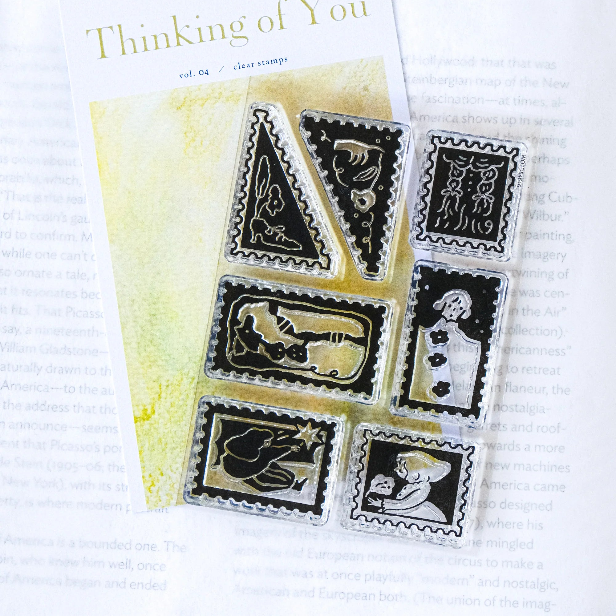 Dodolulu Clear Stamp Set - Thinking of You for DIY Greeting Cards, Scrapbooking & Handmade Gifts | Perfect for Card Making, Journaling & Craft Projects