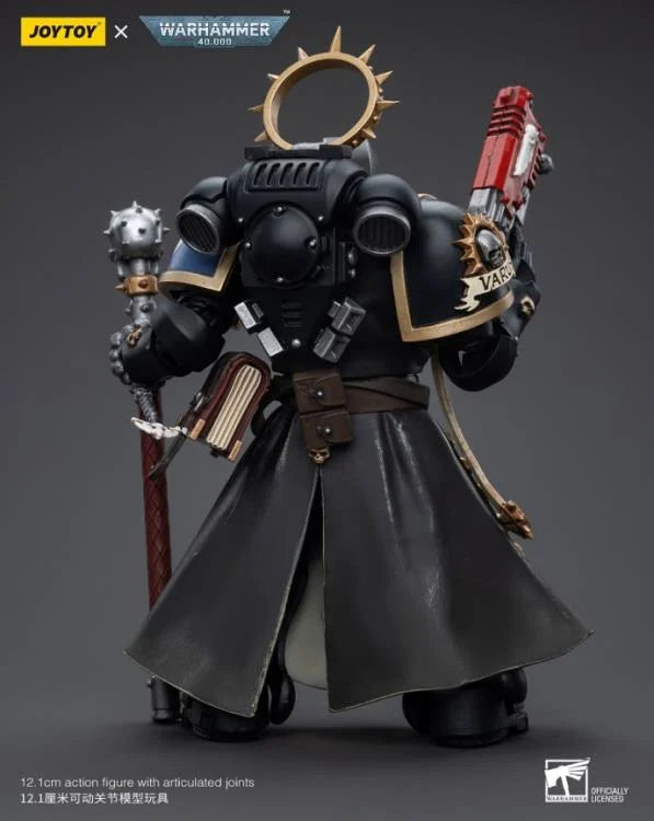 JOYTOY Warhammer 40K Ultramarines Primaris Chaplain Brother Varus Action Figure - Collectible Miniature for Tabletop Gaming, Display & Warhammer 40K Fans