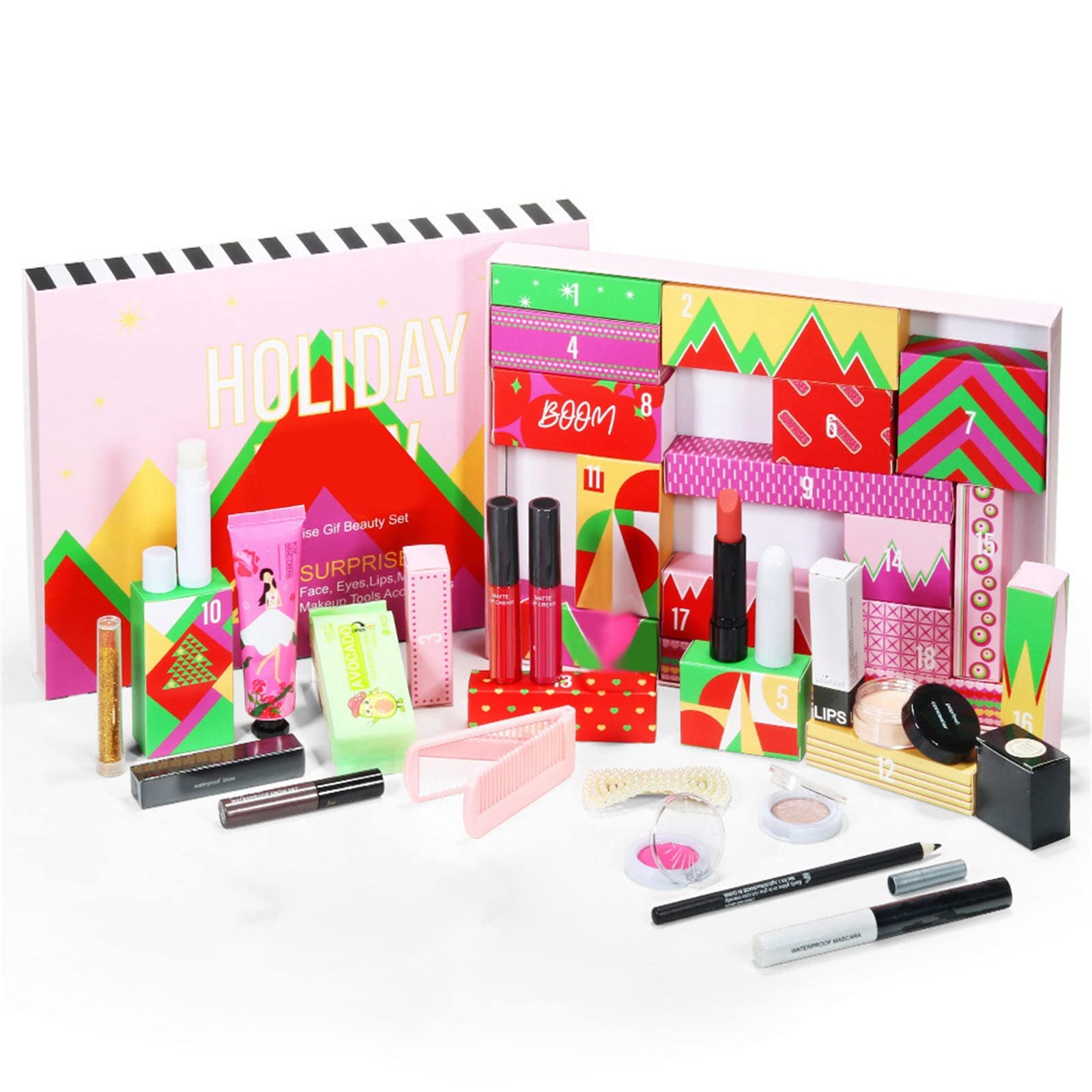 **Professional Cake Syrup Makeup Kit for Women - Full Face Makeup Gift Set with Eyeshadow, Brushes & Neutral Lip Gloss | Perfect for Bridal, Party & Everyday Glam**