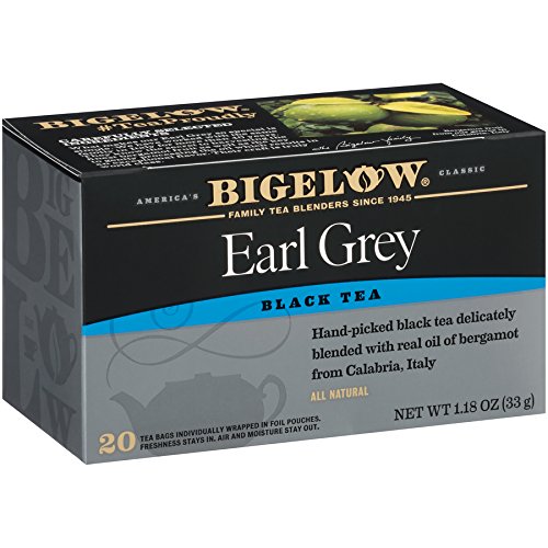 Bigelow Earl Grey & Decaf Black Tea Bags - 240 Count | Premium English Breakfast Tea for Afternoon Tea, Office & Relaxation