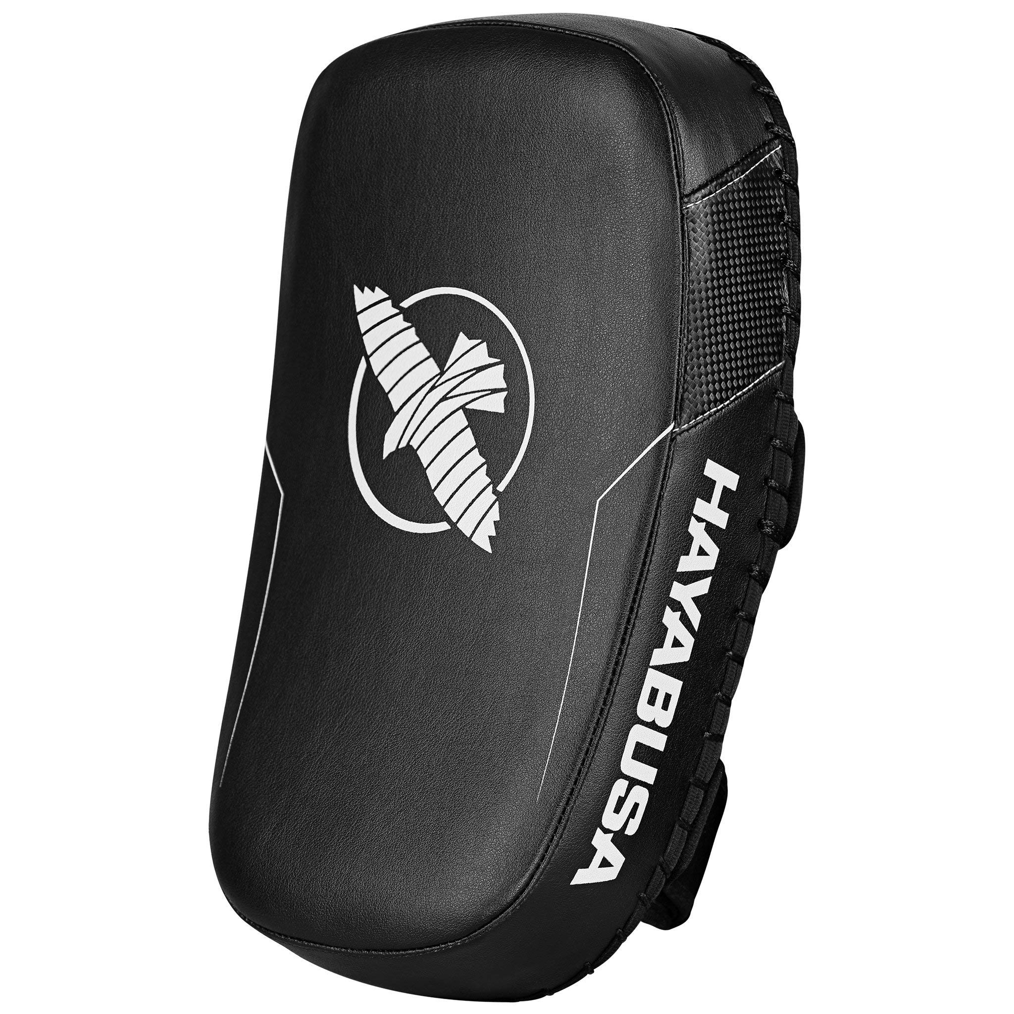 Hayabusa PTS 3 Thai Pads - Premium Muay Thai Kickboxing Training Equipment (Pair, Black) - Perfect for MMA, Martial Arts & Fitness Training