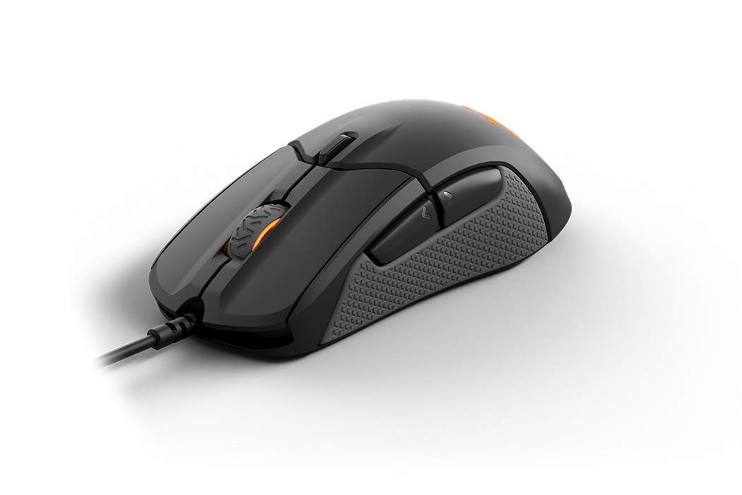 SteelSeries Rival 310 Optical Gaming Mouse - RGB Lighting, 6 Programmable Buttons, Rubber Grip Sides, On-Board Memory - Black - Perfect for FPS, MOBA & Esports Gaming
