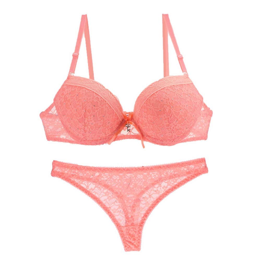 Swbreety Women's Sexy Lace Push Up Bra & Bikini Panties Set - Comfortable Lingerie for Date Night, Wedding Night & Special Occasions