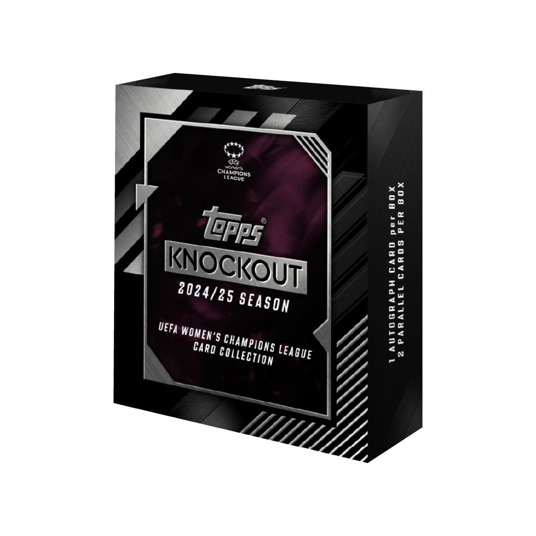 Topps UEFA Women’s Champions League 2024/25 Knockout Phase Official Trading Cards - Collectible Soccer Cards for Fans & Collectors - Perfect for Gifts, Display, and Sports Memorabilia Collections