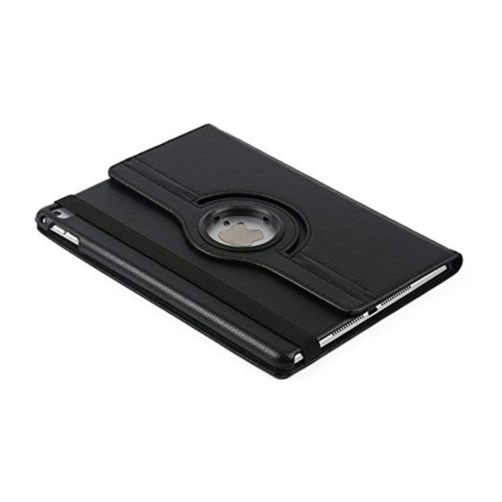 360° Rotating PU Leather Stand Case for iPad Mini 5 (2019) - Full Body Protection, Multiple Viewing Angles, Hands-Free Design | Perfect for Work, Study & Entertainment (7.9 inch, Black)