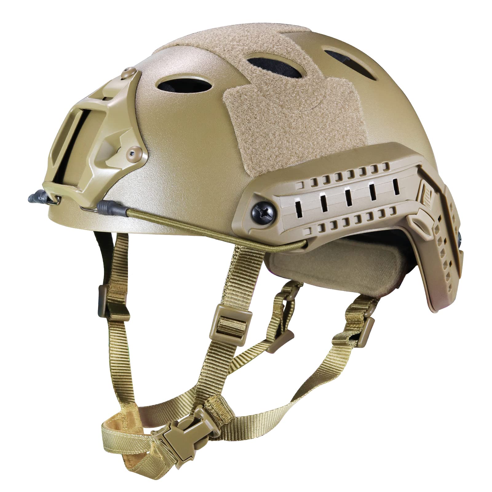 TacSnake Tactical Airsoft Helmet - Military Fast PJ Style Helmet with NVG Mount & Removable Cover for Paintball, Airsoft & Outdoor Activities | Perfect for Combat Training, Airsoft Games & Tactical Missions