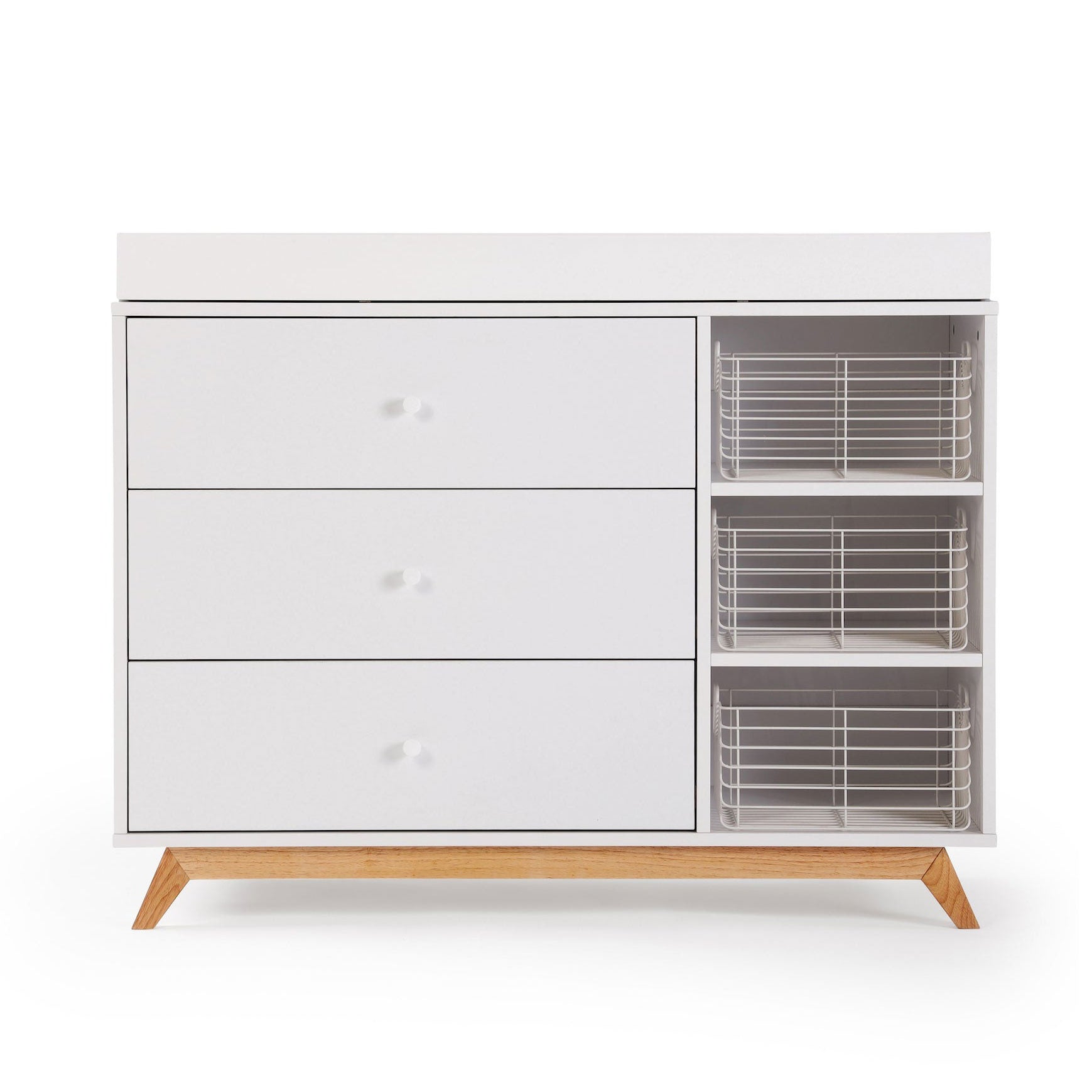 Stylish 3-Drawer Dresser for Bedroom - Modern Wooden Chest of Drawers for Home Organization | Perfect for Bedroom, Living Room & Dorm Storage