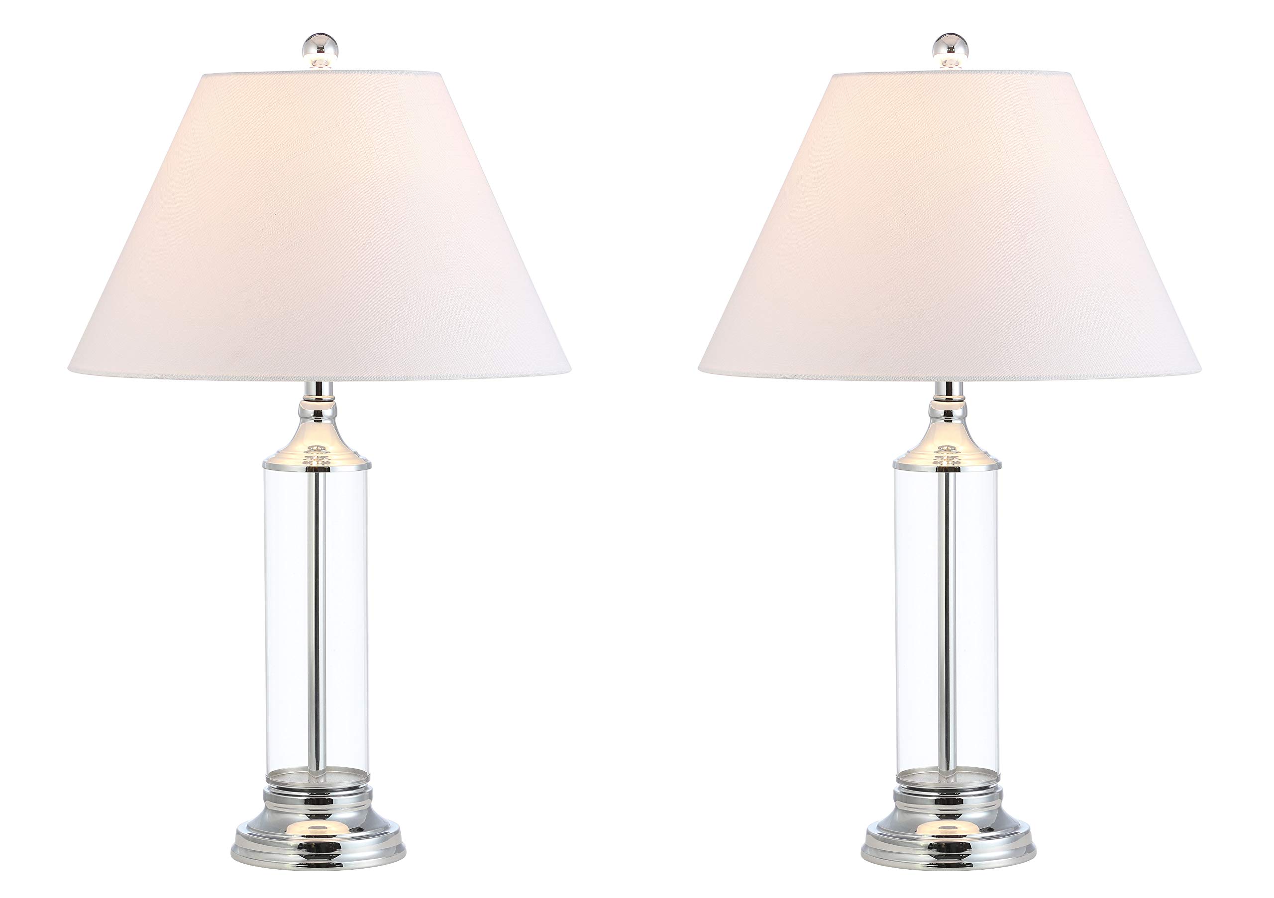 Jonathan Y JYL4014A-SET2 Set of 2 Modern Glass LED Table Lamps - 29