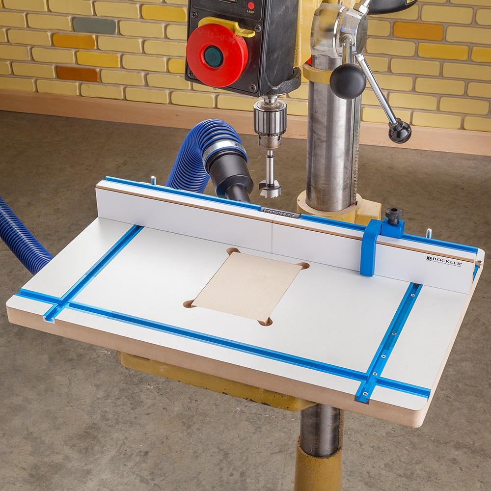 Rockler Drill Press Fence - Precision Woodworking Guide for Accurate Drilling | Perfect for DIY Projects & Professional Workshops