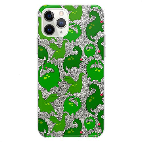Kawaii Green Dinosaurs