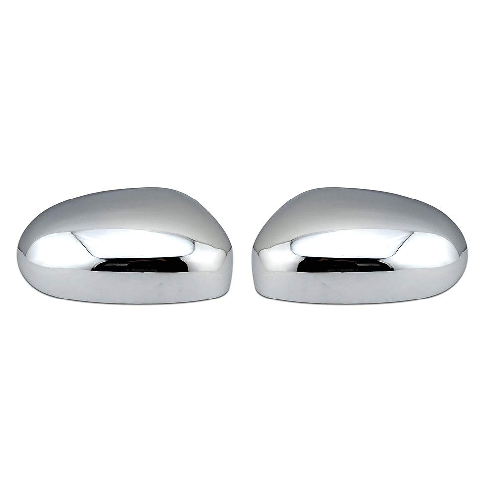 Jaguar X-Type XK XKR XJ X350 S-Type 2003-2008 Replacement Mirror Covers - Chrome Wing Mirror Caps & Door Side Mirror Covers - Perfect Fit for Enhanced Style and Protection (Ideal for Car Customization & Mirror Repair)
