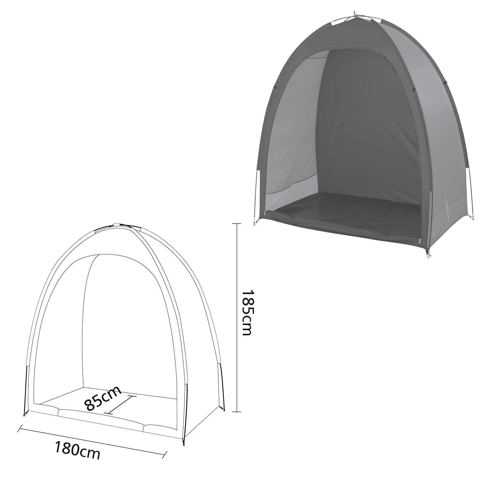 Best Bike Shelter for Outdoor Storage - Waterproof & UV Resistant Bike Cover for Garage, Patio, and Backyard Use