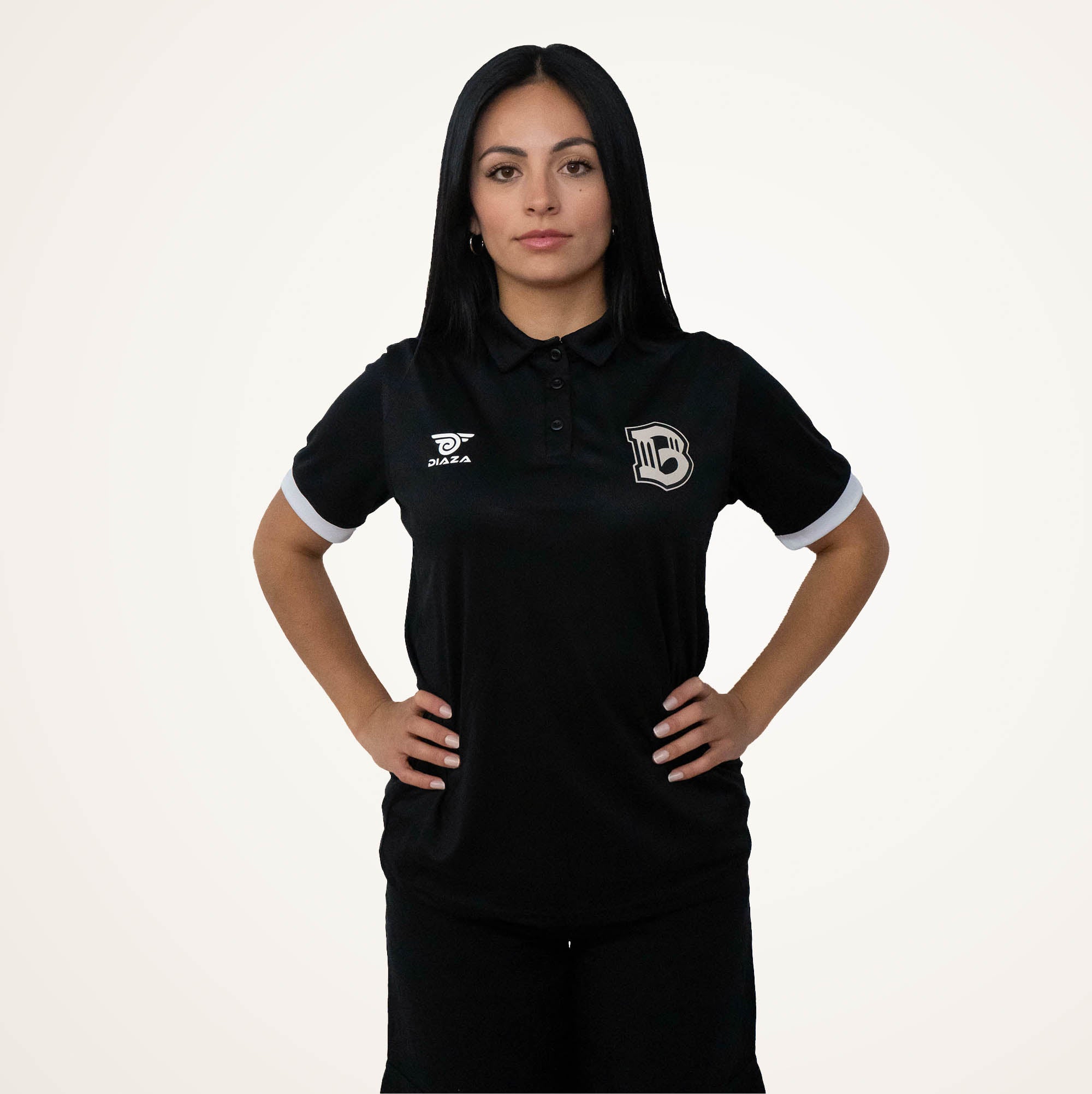 Brooklyn FC Women's Black Polo Shirt - Breathable & Stylish Soccer Jersey for Training & Matches - Perfect for Fans, Players & Casual Wear