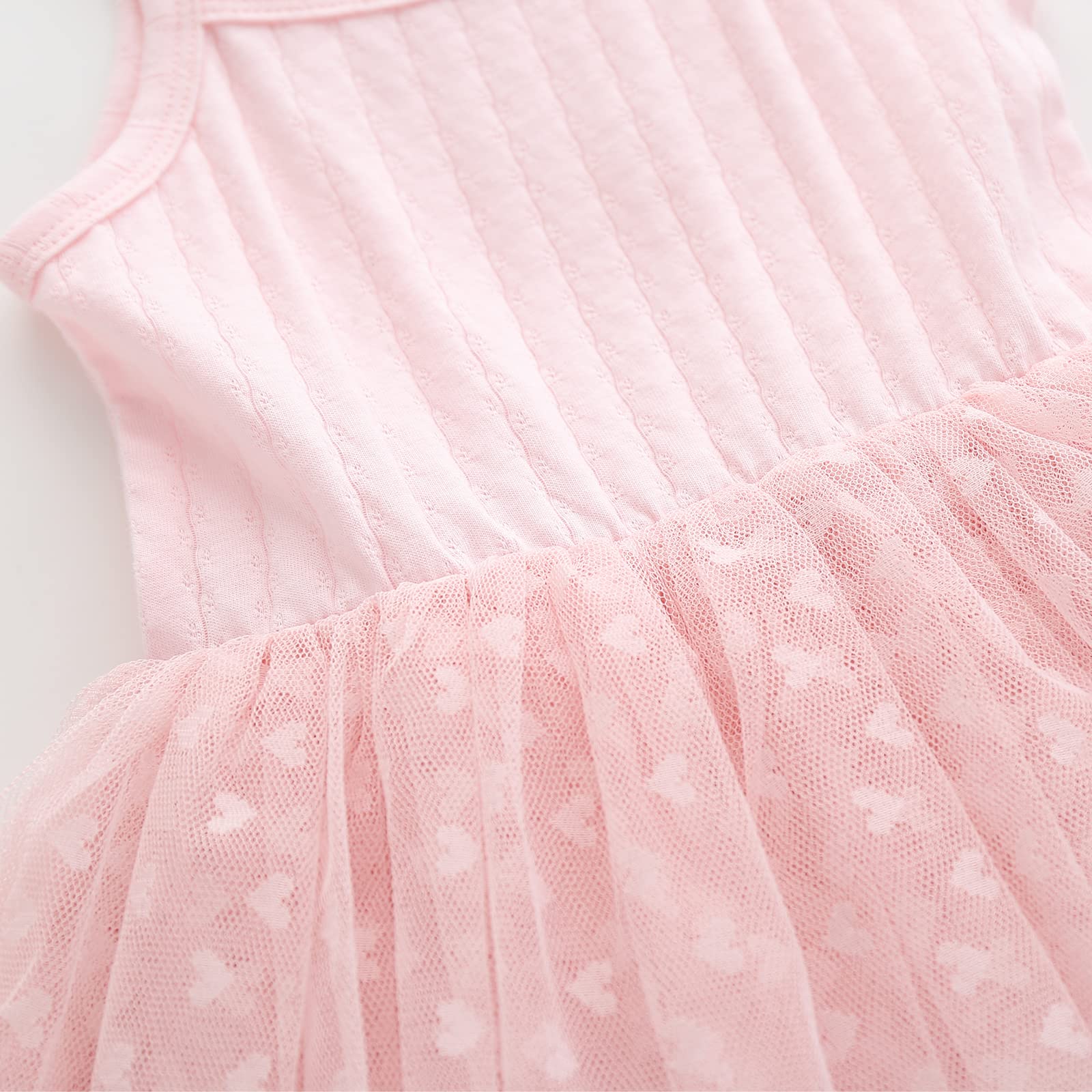 Adorable 2-Piece Newborn Baby Girl Outfit - Pink Sleeveless Tutu Dress & Long Sleeve Cardigan Set | Perfect for Photoshoots, Birthday Parties & Special Occasions