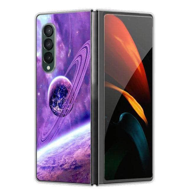 Samsung Galaxy Z Fold 3 5G Phone Case - Cartoon Design Hard PC Protective Cover for Foldable Smartphone | Perfect for Work, Travel & Daily Use