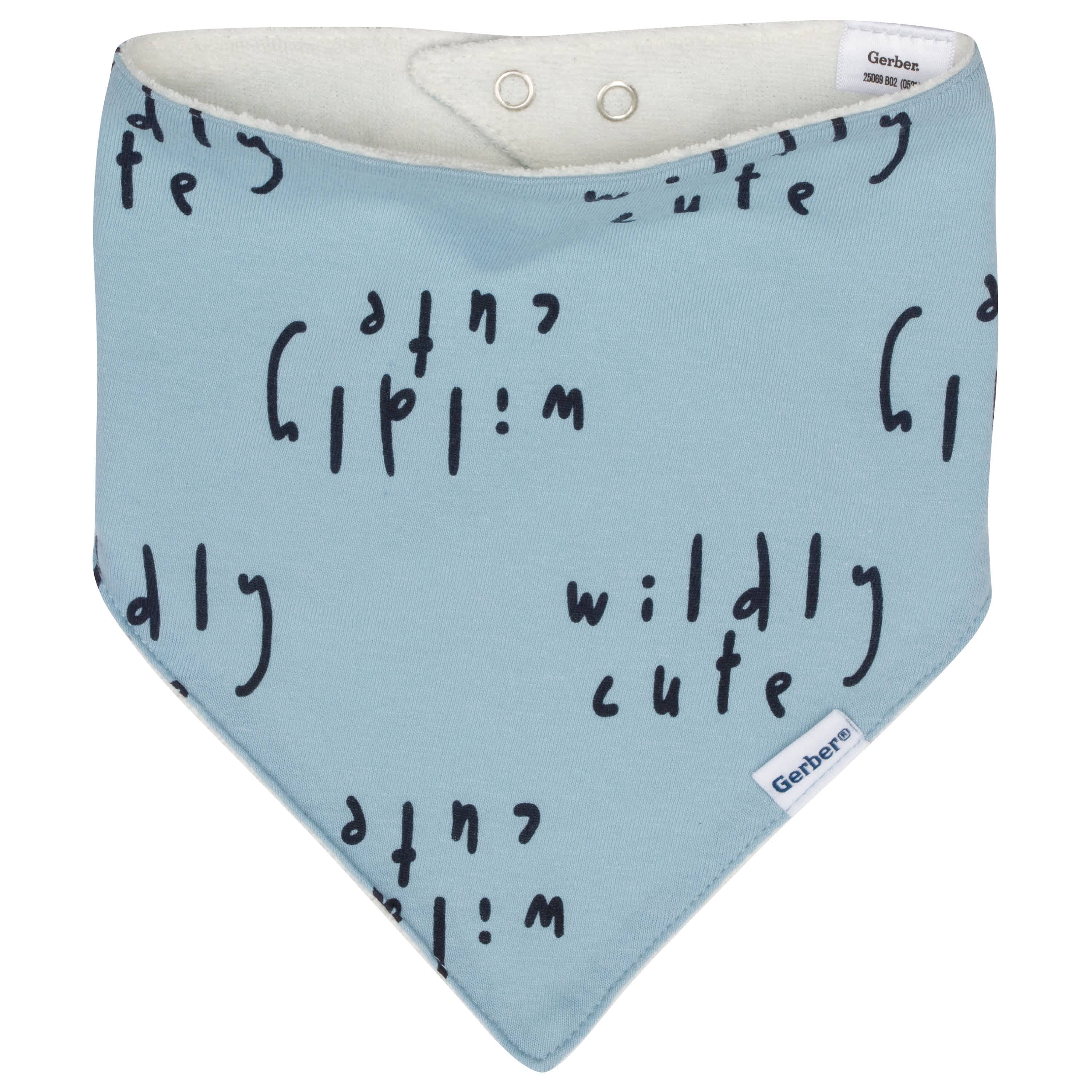 4 Pack Baby Boys Fox Bandana Bibs - Soft Drool Bibs for Infants & Toddlers - Cute Fox Pattern Bibs for Feeding, Teething & Outfit Accessories - Perfect for Daycare, Playtime & Photo Shoots