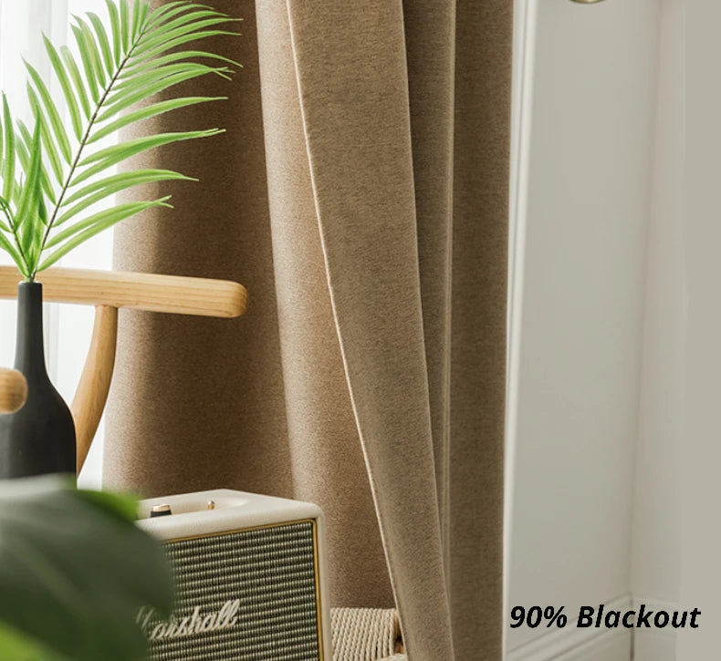 Mila Linen Curtain Swatch Samples - Premium Natural Linen Fabric for Drapes & Window Treatments - Perfect for Living Room, Bedroom & Home Decor