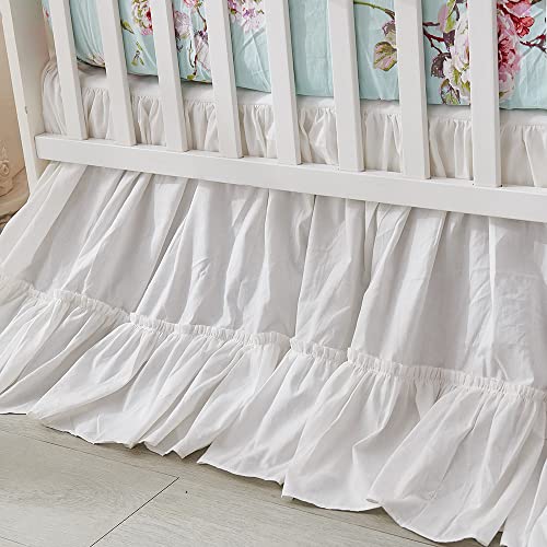 White Chic Farmhouse Ruffle