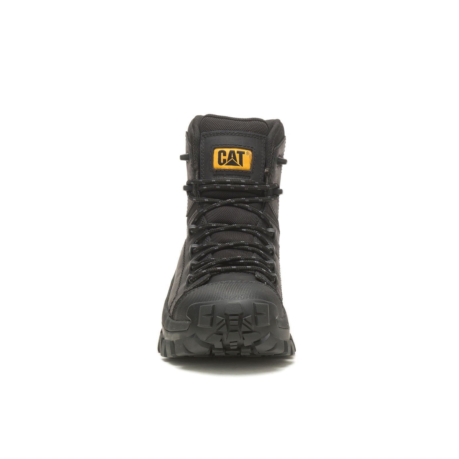 Invader Composite Toe Waterproof Hiking Work Boots for Men - Black Safety Shoes for Construction, Outdoor & Heavy Duty Work