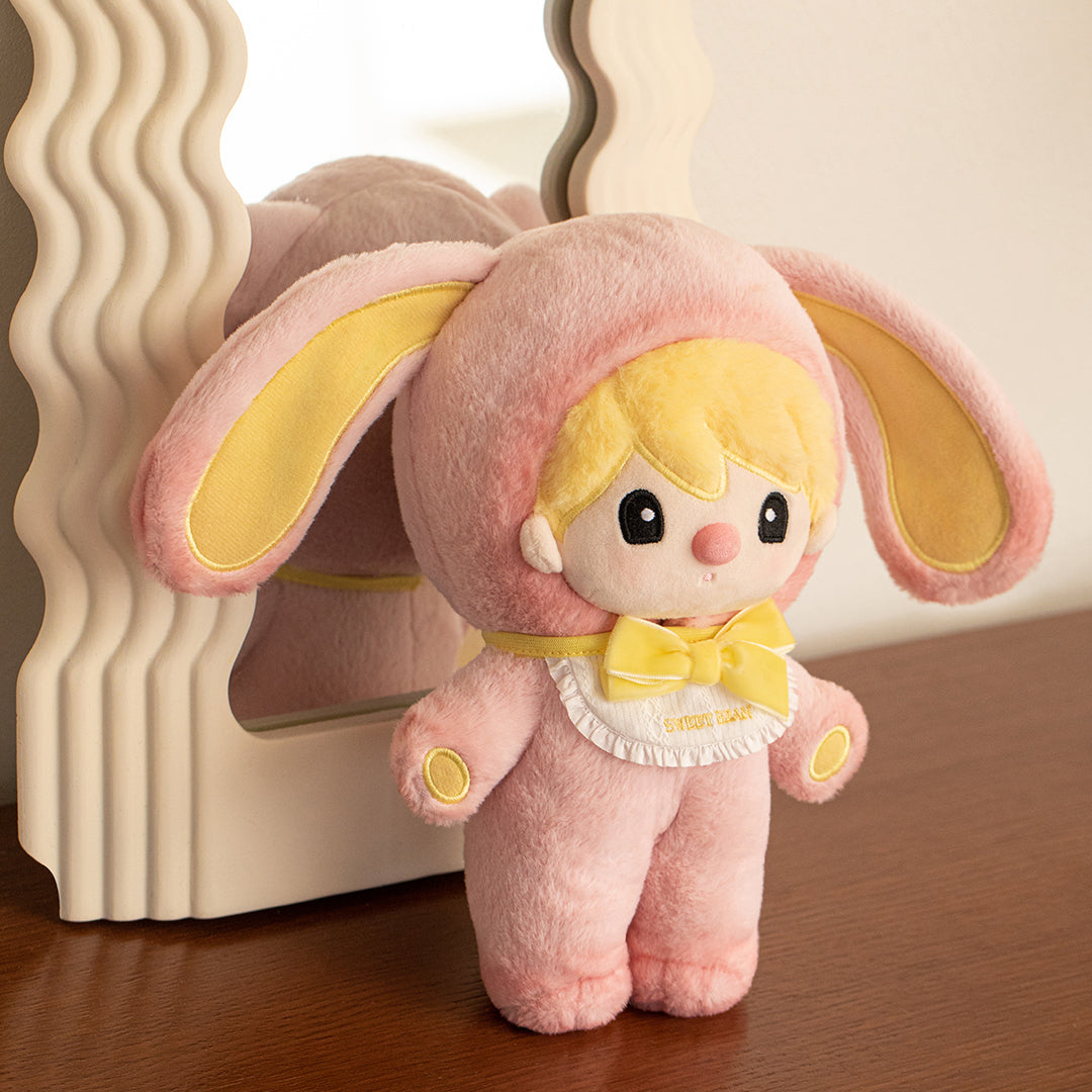 POP MART Sweet Bean Animals' Play Series Plush Stuffed Cotton Doll - Cute Collectible Toy for Kids & Adults, Perfect for Home Decor, Gift Giving, and Playtime Fun