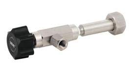 Airgas® Brass Flow Control Valve - CGA-300 Inlet & 1/4