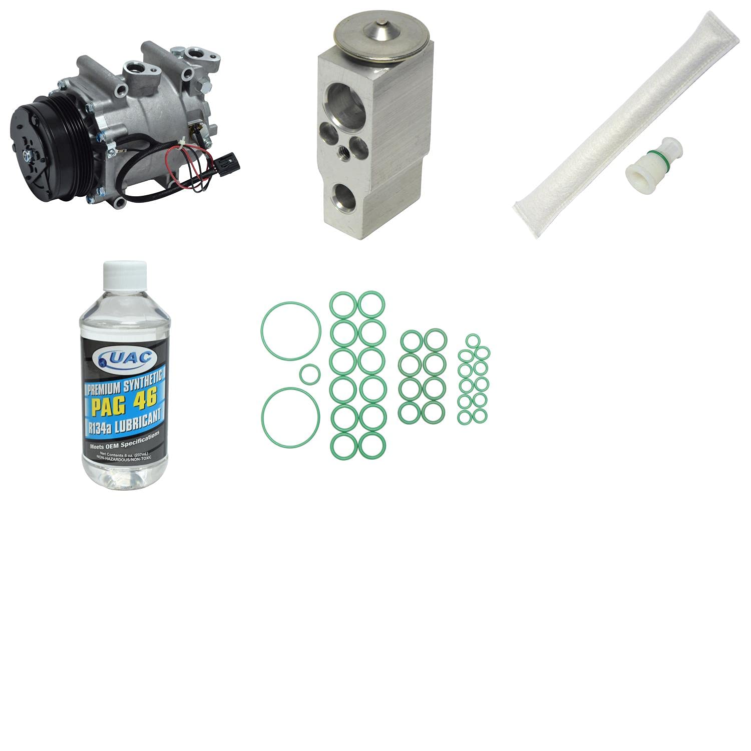 High-Quality HVAC A/C Compressor Replacement Kit for Car & Truck - Fast Cooling System Repair Solution | Perfect for DIY Mechanics & Auto Shops