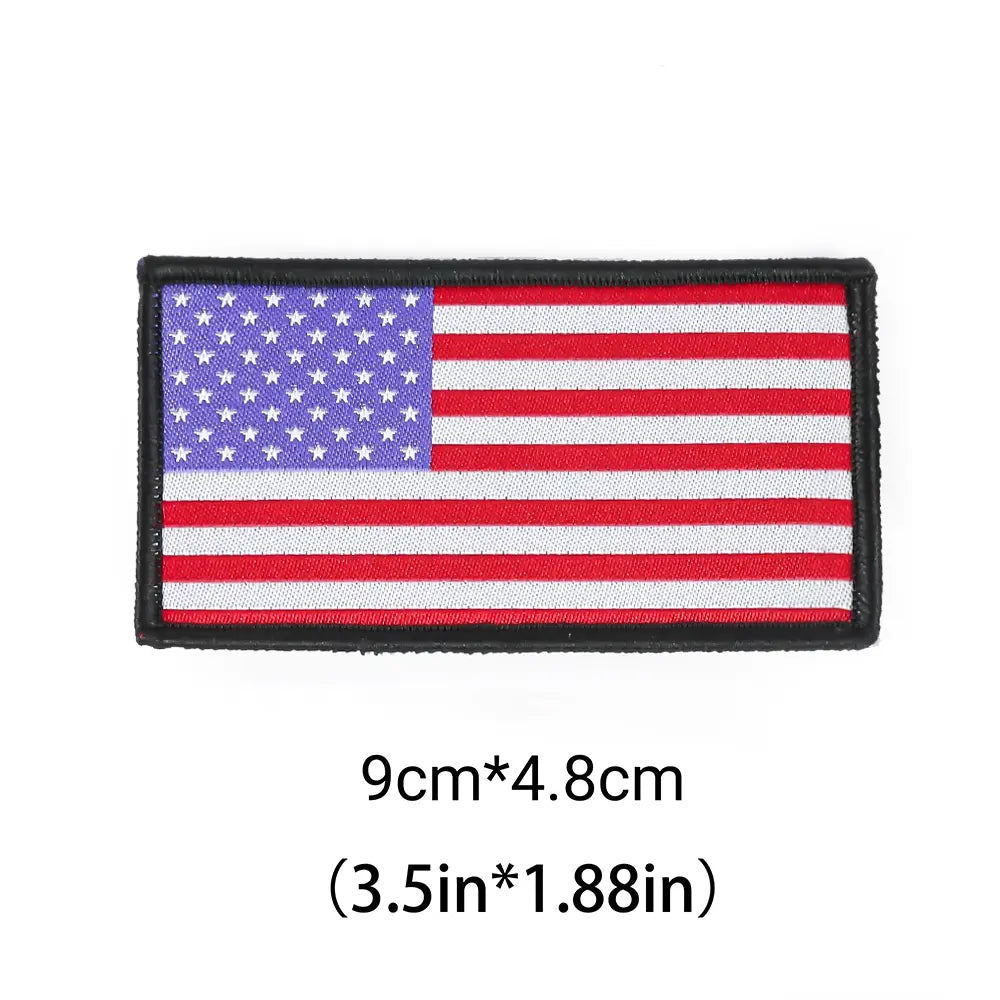 Custom Embroidered Velcro Patches - Iron On & Sew On Badges for Jackets, Hats, Bags - Perfect for DIY, Military, Police, Scouts & Uniforms