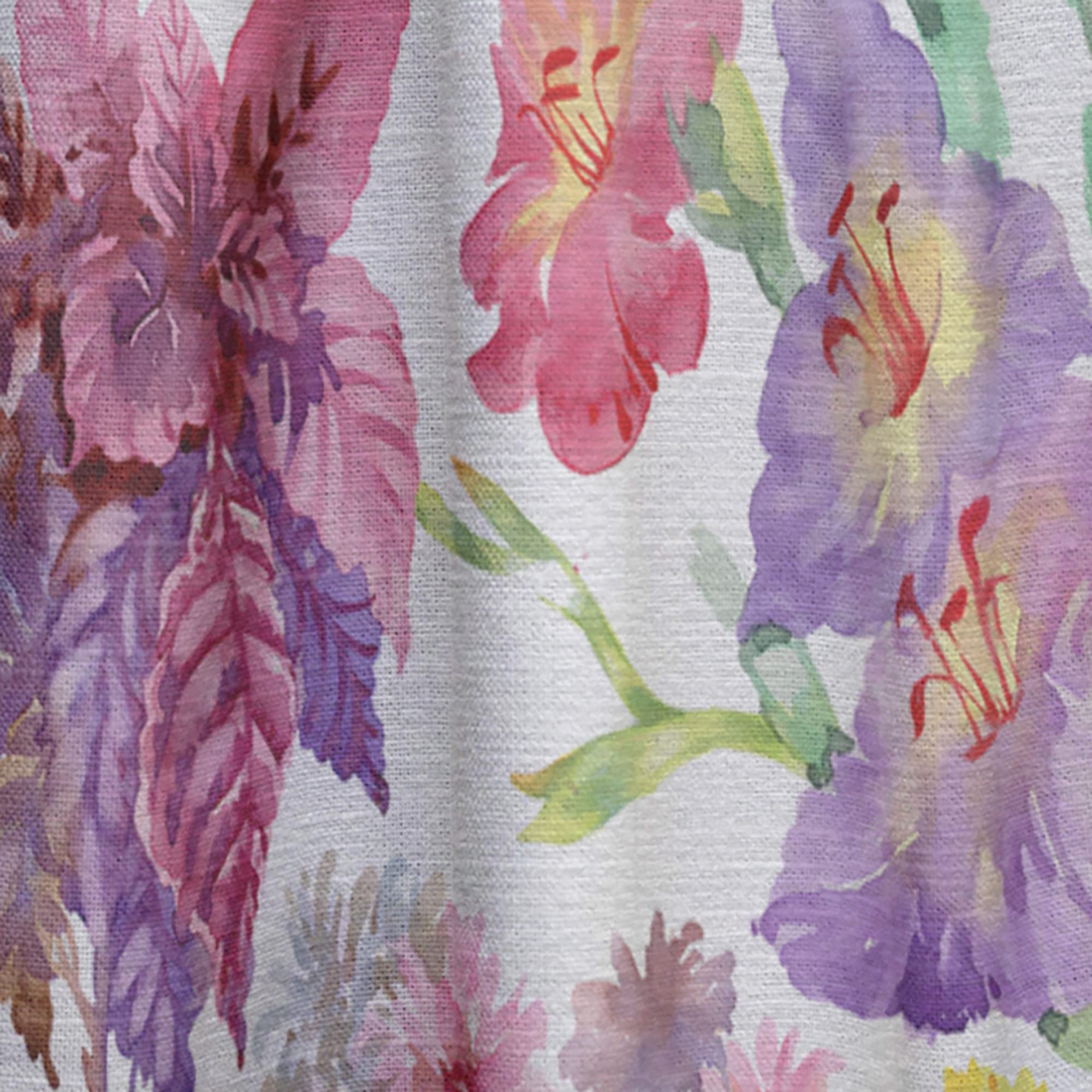 DesignQ Floral Textured Thermal Insulated Curtains - Single Panel 52x63 Inches for Bedroom & Living Room - Elegant Window Drapes for Home Decor, Light Blocking & Energy Saving