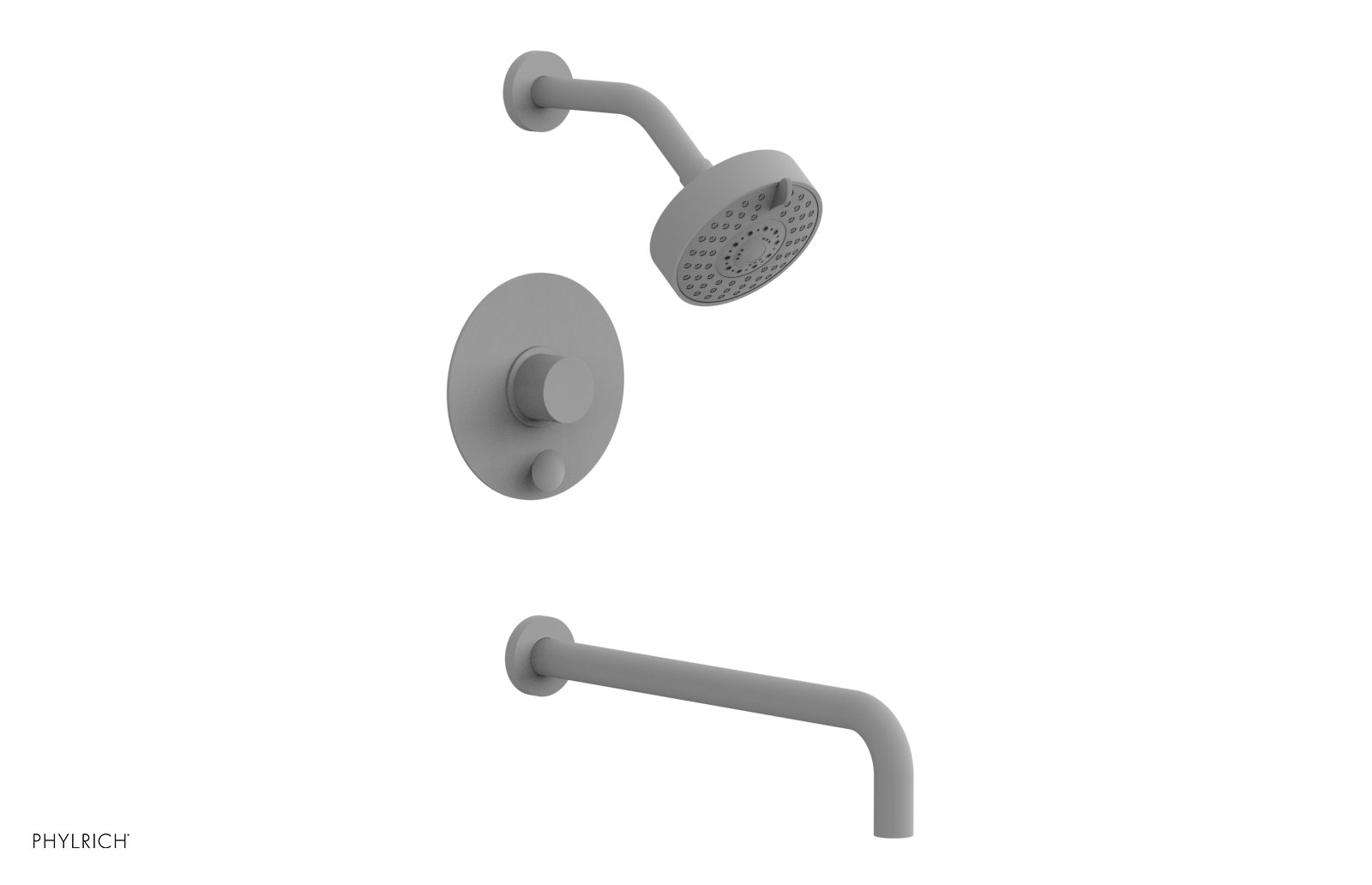 BASIC II 14 Pressure Balance Tub and Shower Faucet Set - Chrome Finish - 230 27 14 - Perfect for Bathroom Renovation and Modern Home Upgrades