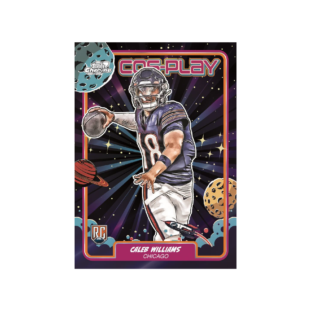 2024 Topps Cosmic Chrome Football Hobby Box - Premium Trading Cards Collection for Collectors & Fantasy Sports Fans