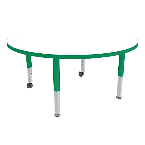 Whiteboard Top / Green Edge Band
