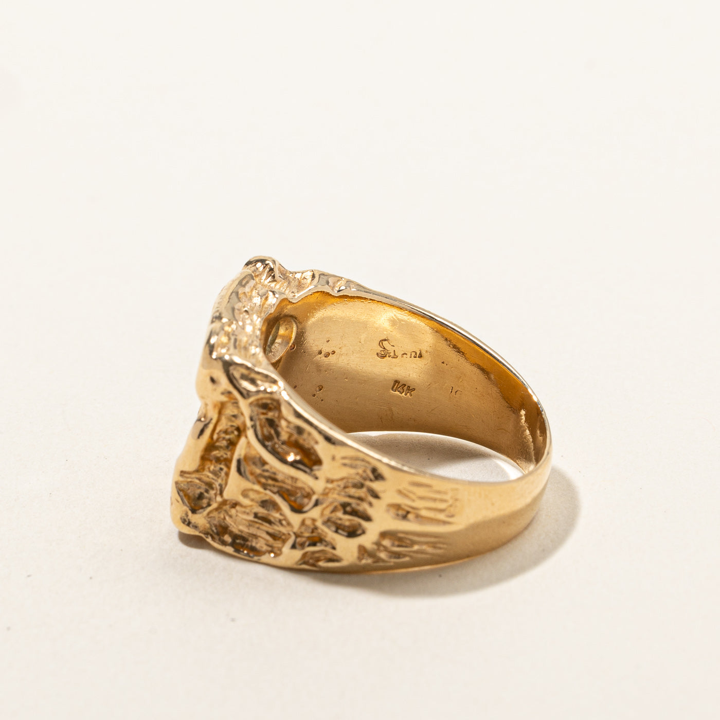 0.47ct Diamond Abstract Textured Ring for Women - Size 10.5 - Elegant Wedding, Engagement & Anniversary Jewelry Gift