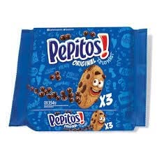 Pepitos Chocolate Chip Cookies, 354g / 12.5oz (3-Pack) - Perfect for Snacking, Lunchboxes & Family Gatherings