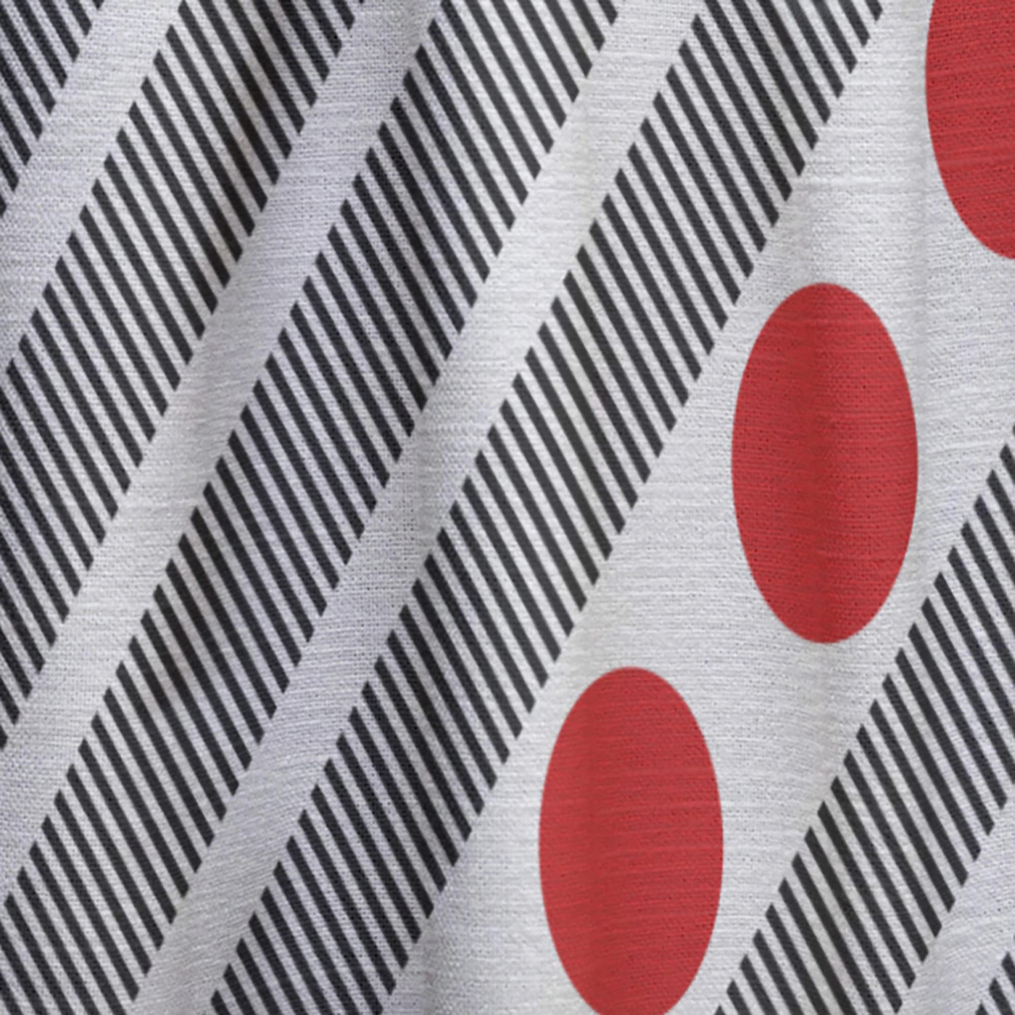 Retro Geometric Abstract Minimalist Curtains - Thermal Insulated Single Panel (52x95 inches) for Bedroom & Living Room - Modern Window Drapes for Home Decor & Light Blocking
