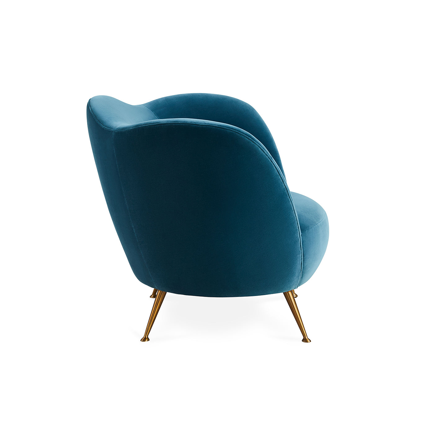 Modern Ripple Lounge Chair - Ergonomic Design for Living Room, Bedroom & Office - Comfortable Accent Chair for Relaxing, Reading & Lounging