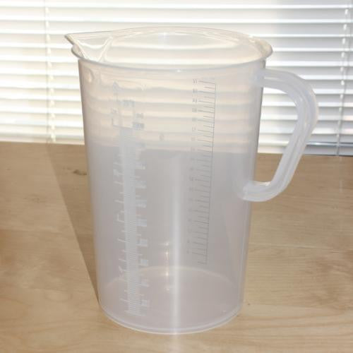 2000ml (72 oz) Glass Beaker for Darkroom Photography & Chemistry Lab - Ideal for Mixing Chemicals, Developing Film & Science Experiments