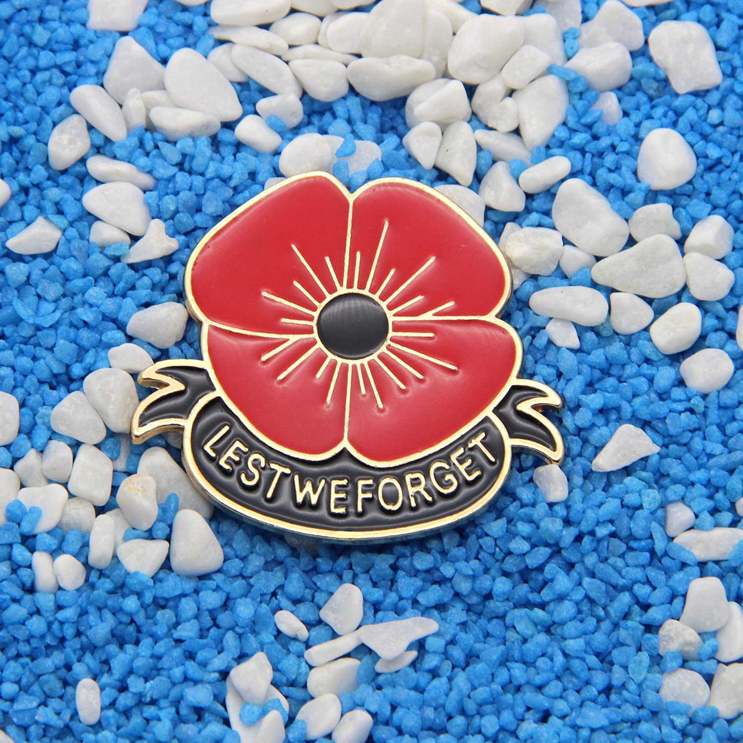 2 Pcs 6 Pcs 12 Pcs Red Poppy Flower Lapel Pins for Women - Memorial Day Veterans Day Remembrance Day Brooches - Perfect for Clothing, Hats, Bags & Gifts