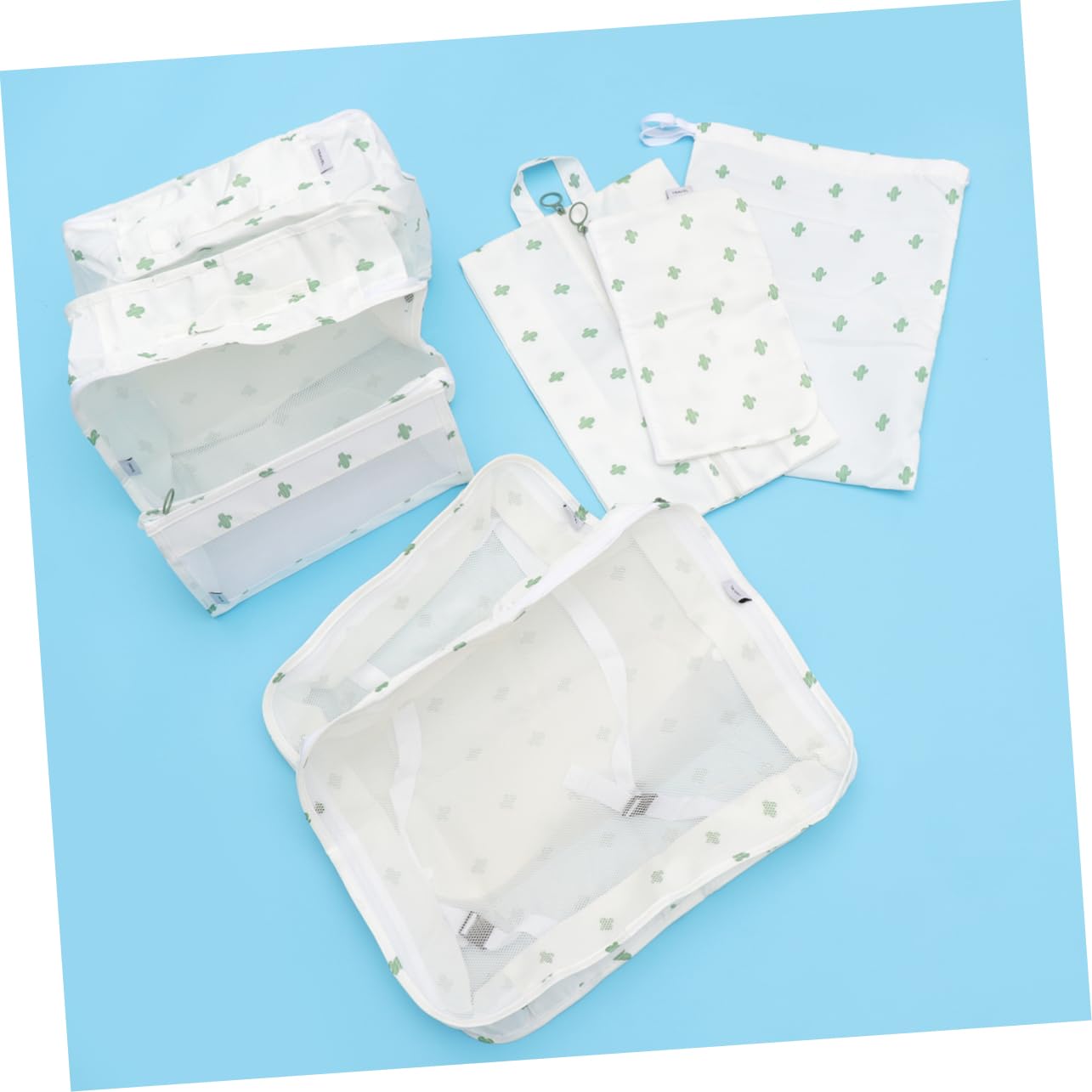 8-Piece Foldable Vacuum Storage Bags Set for Luggage, Clothes, Duvets & Travel | Space-Saving Organizer for Home, Moving & Packing